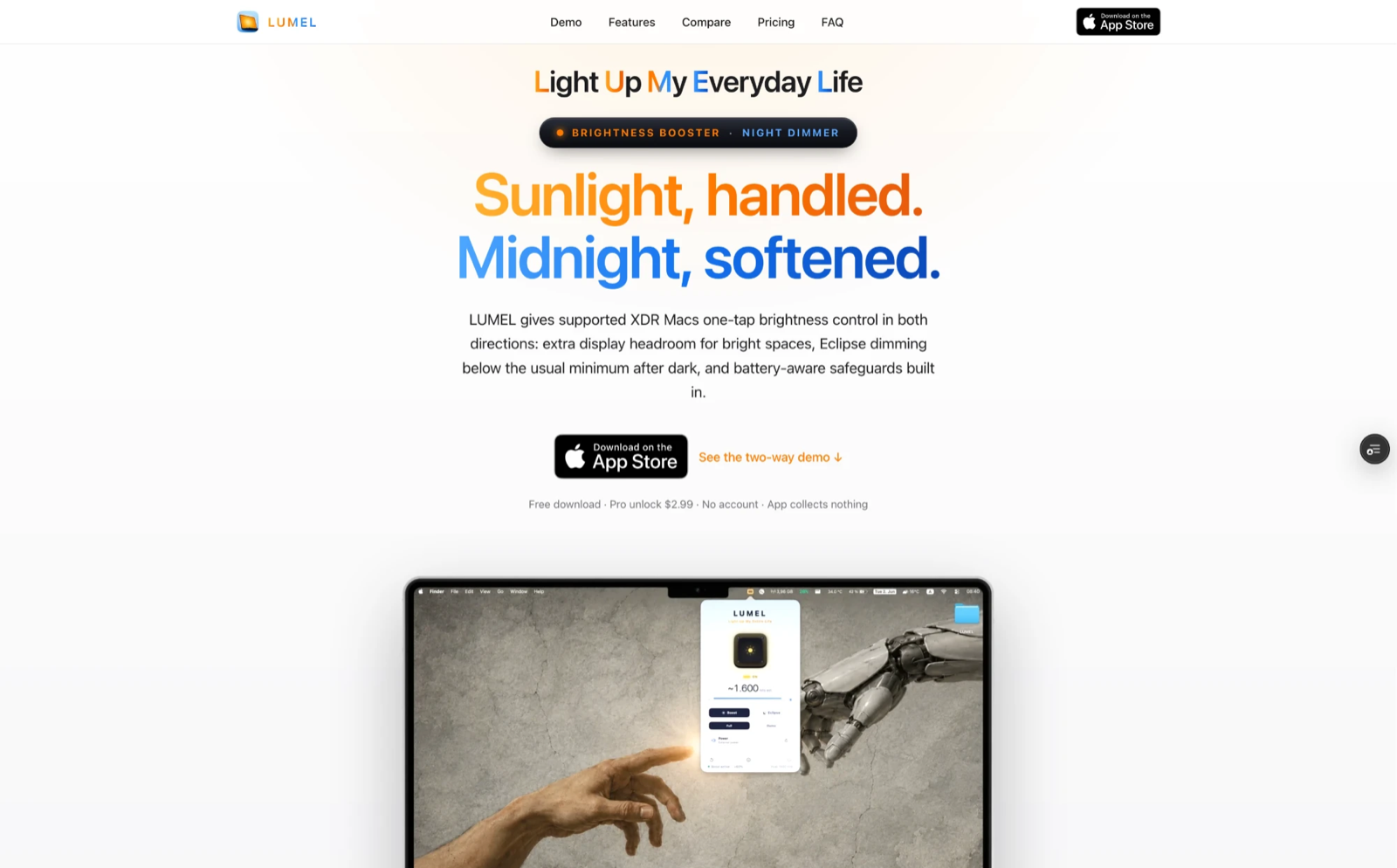 Lumel homepage