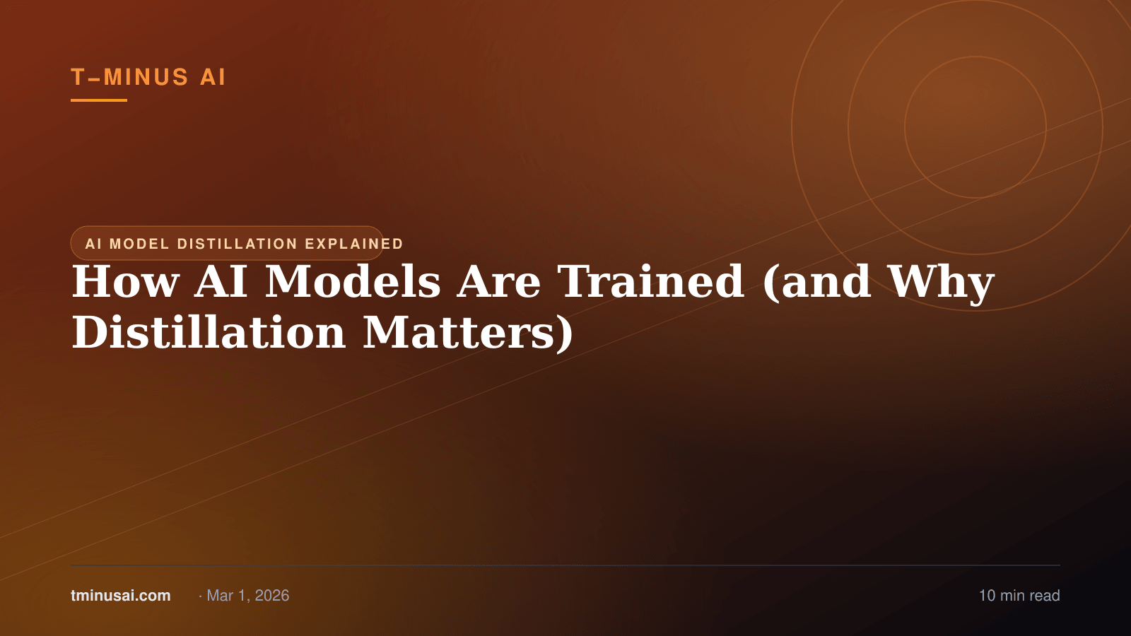 How AI Models Are Trained (and Why Distillation Matters)
